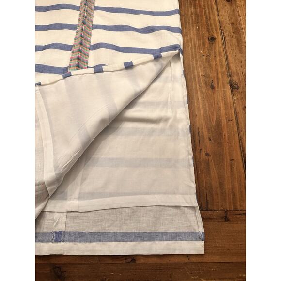 Vilagallo Linen Madison Maxi Dress Size 38 Striped Resort Coastal Vacation - Picture 4 of 16